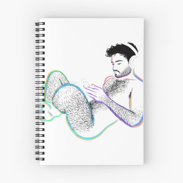 Item preview, Hairy Man Vibing to Music designed and sold by Verediex.