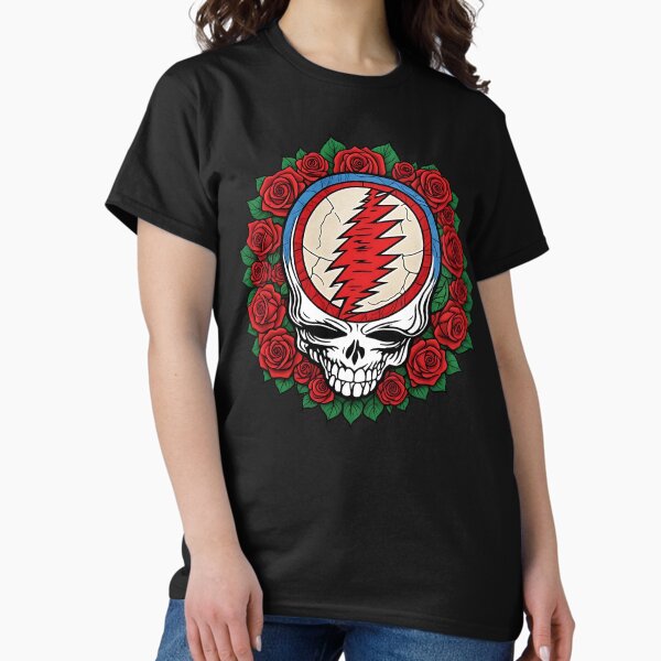 Item preview, Earthquake Stealie and Roses designed and sold by HippieFarms11.