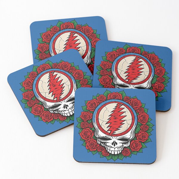 Item preview, Earthquake Stealie and Roses designed and sold by HippieFarms11.