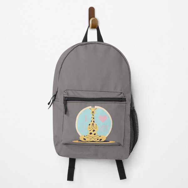 Item preview, “I LOVE YOGA” GIRAFFE DESIGN designed and sold by asudesign.