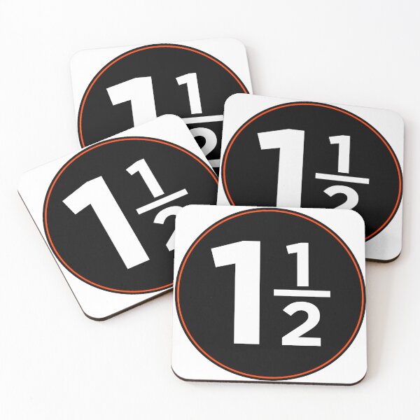Item preview, 1-1/2 almost number one in black round circle designed and sold by PIXEL POP DESIGNS - Beyond the Norm!.