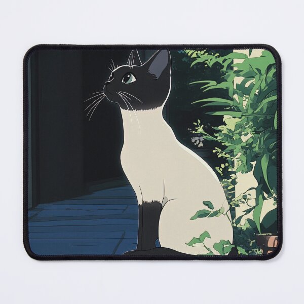 Item preview, Siamese cat | Anime style designed and sold by ComicsFactory.