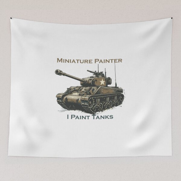 Item preview, Miniature Painter I paint Tanks designed and sold by Albin1961.