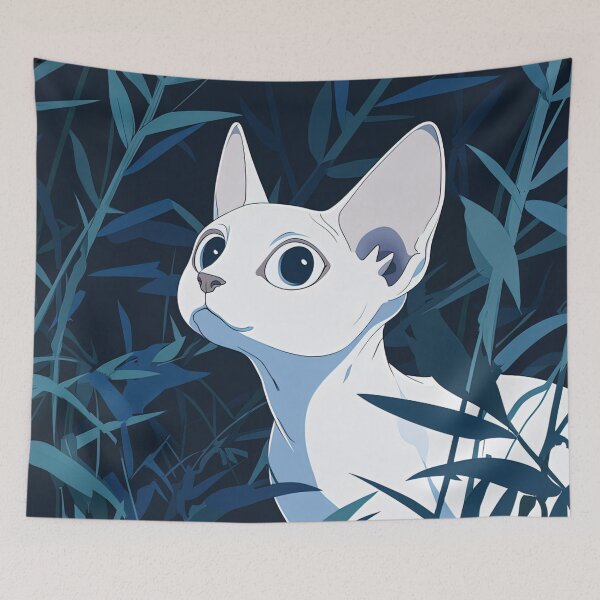 Item preview, Sphynx cat | Anime style designed and sold by ComicsFactory.