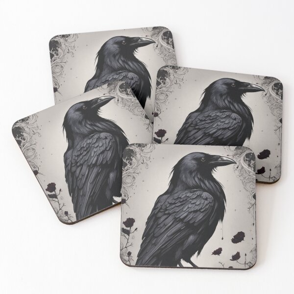 Item preview, Classic Goth Raven designed and sold by TheDarkWardrobe.