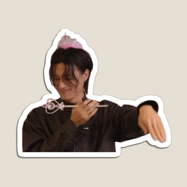 Item preview, Ateez wooyoung babygirl shy princess kpop sticker designed and sold by teezer designs.
