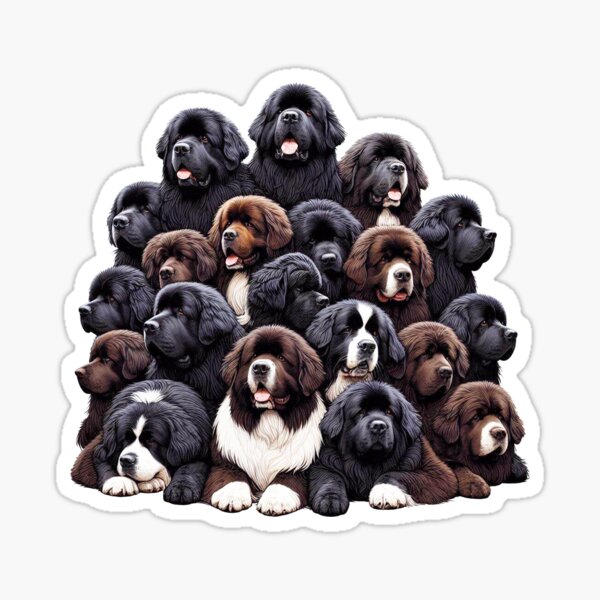 Item preview, Newfoundland Dog Pile designed and sold by Christine Mullis.