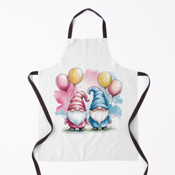 Item preview, Colorful happy gnomes with balloons designed and sold by Celebrate & Sparkle.