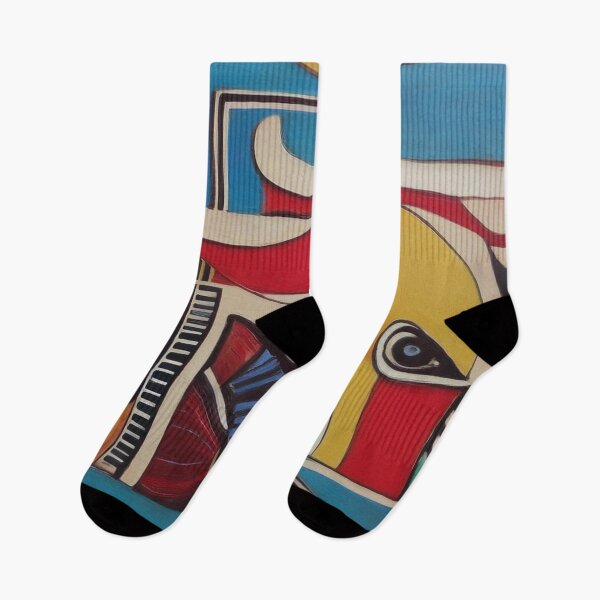 Item preview,  Colorful Abstract Faces with Surreal Elements designed and sold by EidansEmpire.