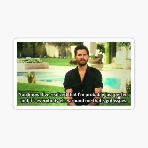 Aperçu de l'œuvre Scott Disick (JE SUIS PARFAIT) créée et vendue par StinkyStinker.