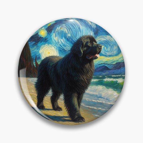 Item preview, Starry Starry Night Newf designed and sold by Christine Mullis.
