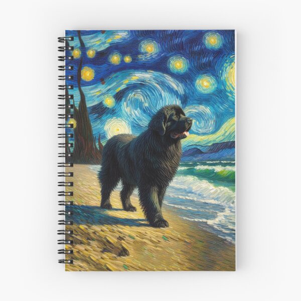 Item preview, Starry Starry Night Newf designed and sold by Christine Mullis.