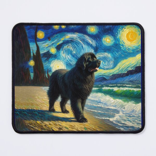 Item preview, Starry Starry Night Newf designed and sold by Christine Mullis.