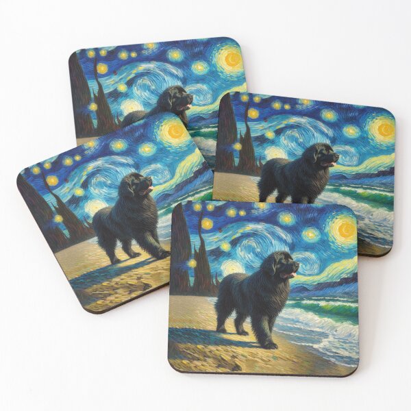 Item preview, Starry Starry Night Newf designed and sold by Christine Mullis.