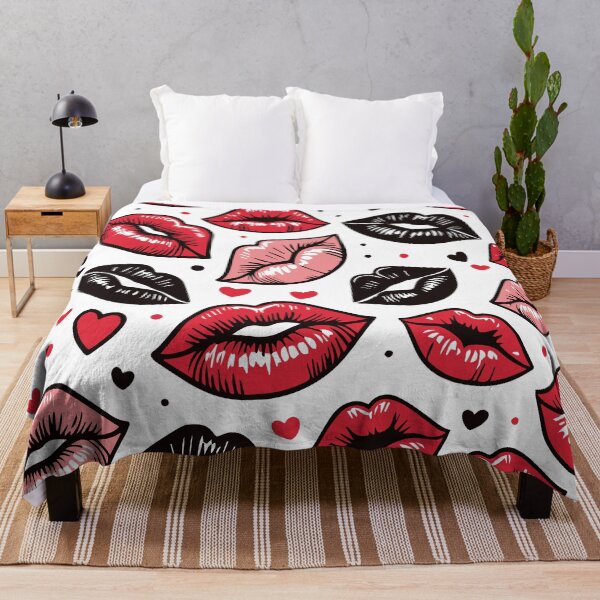 Item preview, Lips Pattern designed and sold by ArtFactoryAI.