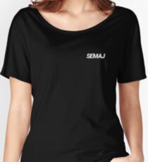 Semaj Text Women's Relaxed Fit T-Shirt