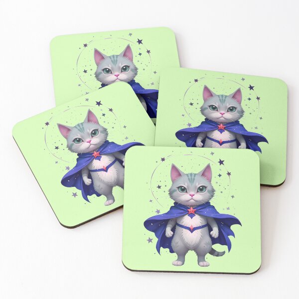 Item preview, Cute Kawaii Kitty Cat Magician designed and sold by TheArtOfPat.