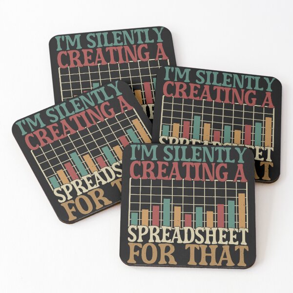 Item preview, I'm Silently Creating A Spreadsheet - Actuary Statistician designed and sold by teeteeworld.