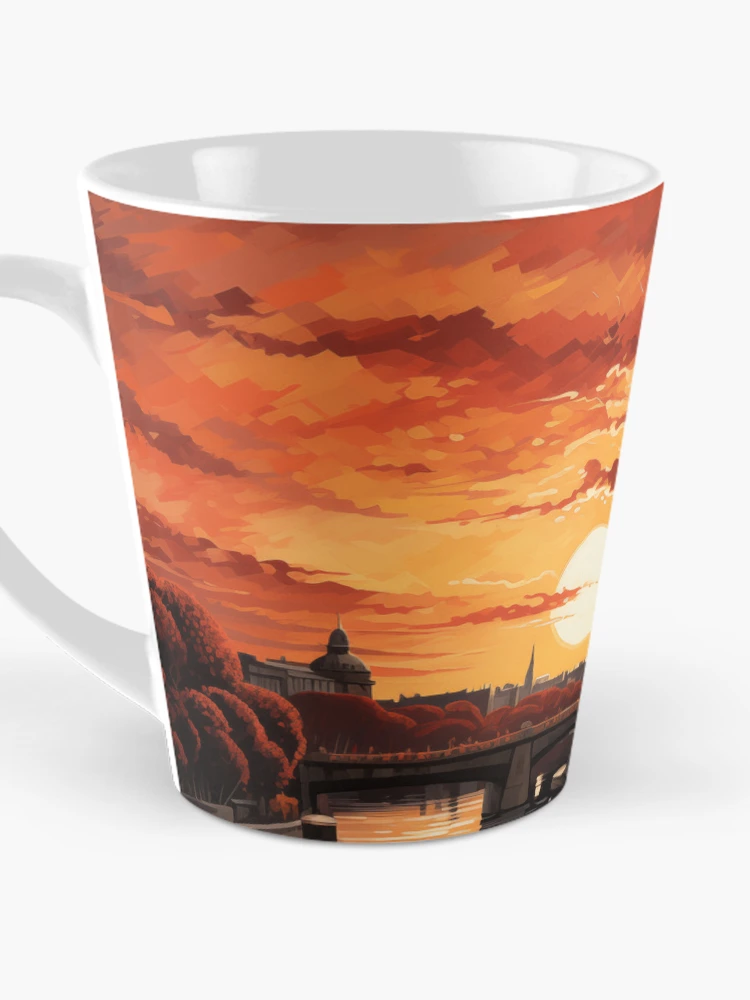Thumbnail 3 of 4, Coffee Mug, Sunset In Paris designed and sold by Rtymer.