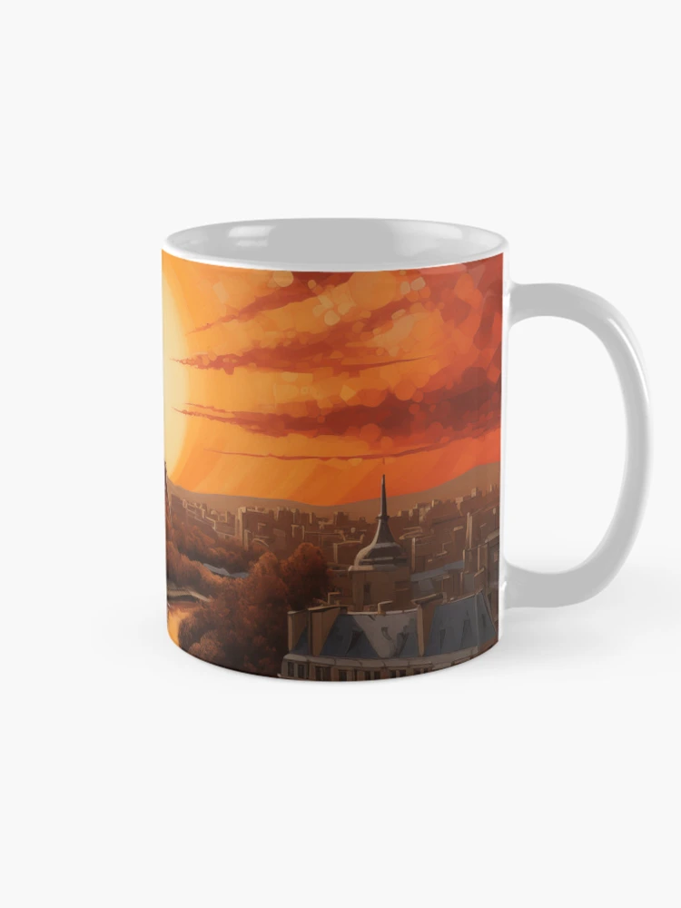 Thumbnail 3 of 6, Coffee Mug, Sunset In Paris designed and sold by Rtymer.