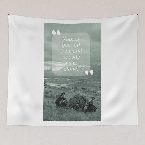 Item preview, Rings of Power - "Nobody goes off trail, and nobody walks alone" designed and sold by wqs1113.