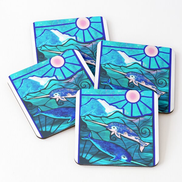 Item preview, Narwhal Teal designed and sold by Radical Reflections.