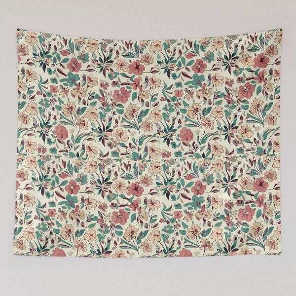 Item preview, Fresh Floral Pattern with Lush Details designed and sold by communedesigns.