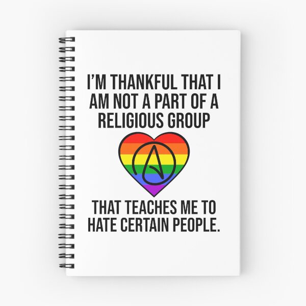 Item preview, I’m thankful that I am not a part of a hateful religion  designed and sold by Rachel the Artist .