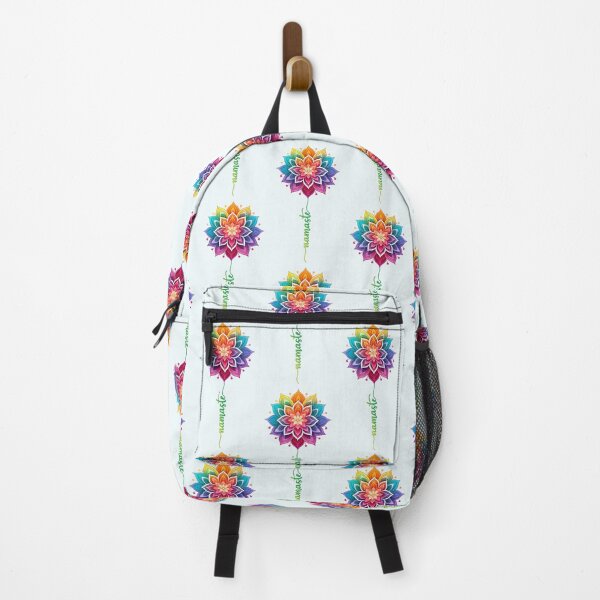 Artikelvorschau, Lebendige Mandala Namaste Lotusblume entworfen und verkauft von Margival.