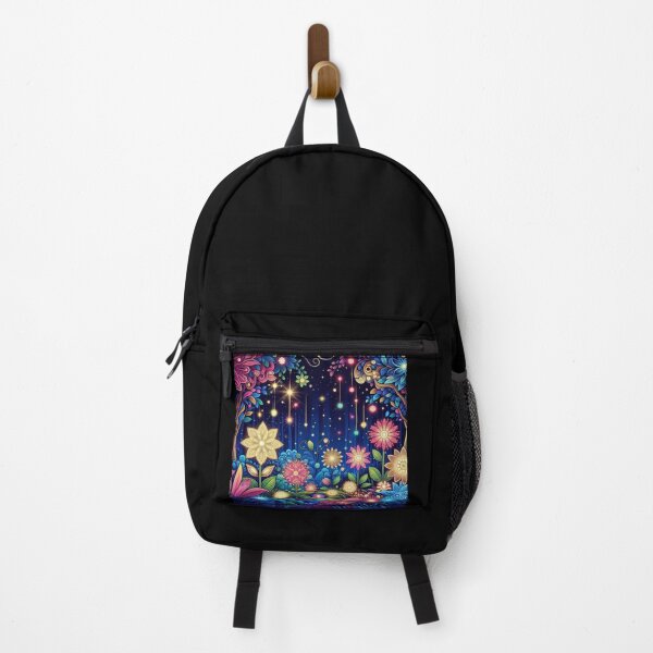 Item preview, Magical Garden with Glowing Flowers Pop Art Style designed and sold by artofuniverse.