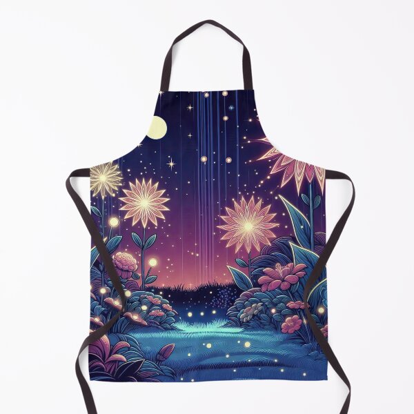 Item preview, Magical Garden with Glowing Flowers Pop Art Style designed and sold by artofuniverse.