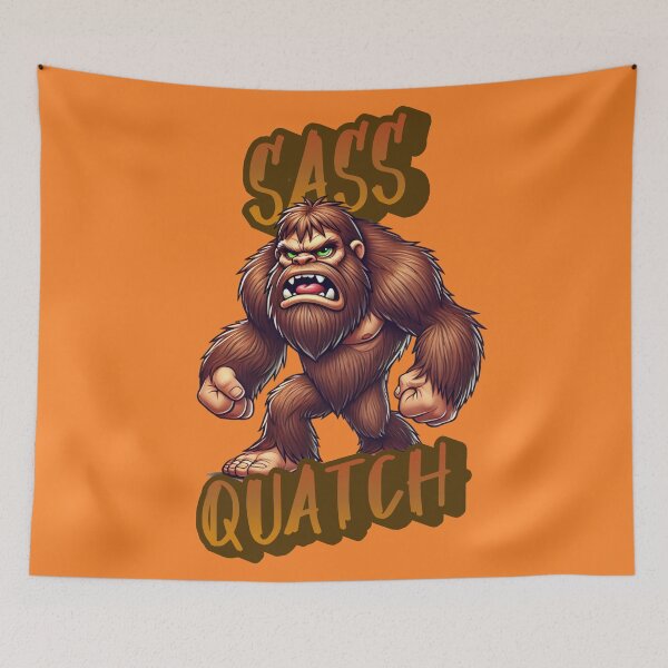 Item preview, Sass Quatch -  Scary the Hairy Sasquatch is out on the only day he blends in looking for candy designed and sold by 3DAF.