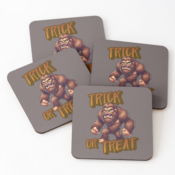 Item preview, Trick or Treat -  Scary the Hairy Sasquatch is out on the only day he blends in looking for candy designed and sold by 3DAF.