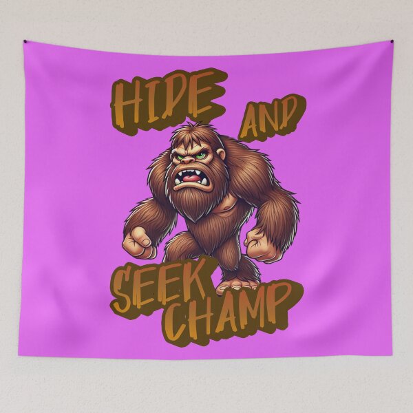 Item preview, Hide and Seek Champ -  Scary the Hairy Sasquatch is out on the only day he blends in looking for candy designed and sold by 3DAF.