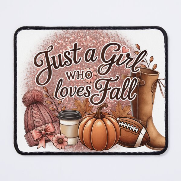 Item preview, Just a girl who loves fall designed and sold by amorprint.