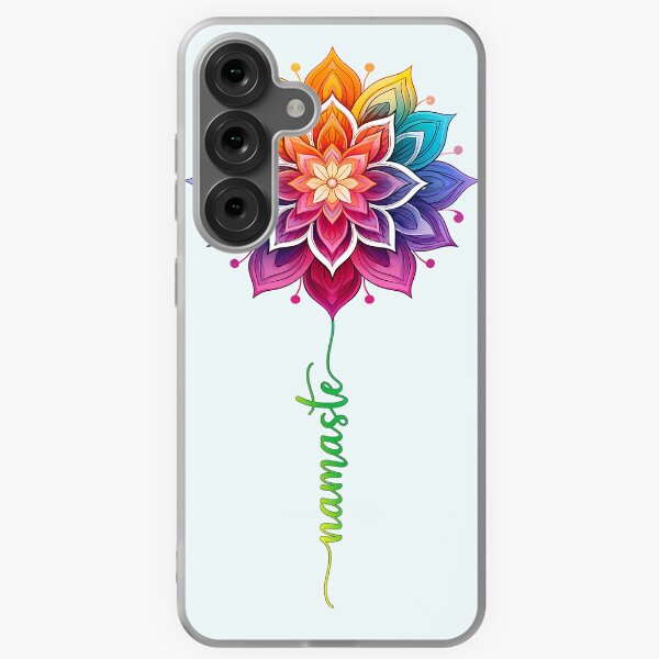 Item preview, Vibrant Mandala Namaste Lotus Flower designed and sold by Margival.