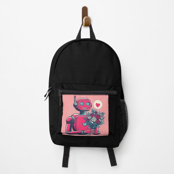Item preview, Robot with Flowers Pop Art Style designed and sold by artofuniverse.
