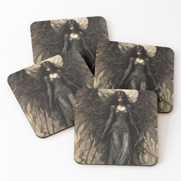 Item preview, Classic Goth Dark Angel designed and sold by TheDarkWardrobe.