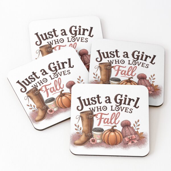 Item preview, Just a girl who loves fall designed and sold by amorprint.