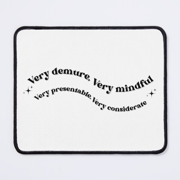 Item preview, Demure designed and sold by Artbygoody.