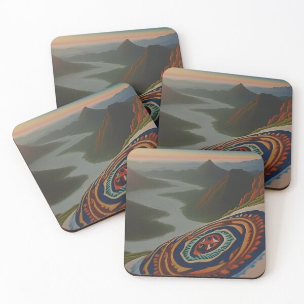 Item preview, “Mystic River Mandala: A Confluence of Nature and Spirituality” designed and sold by EidansEmpire.