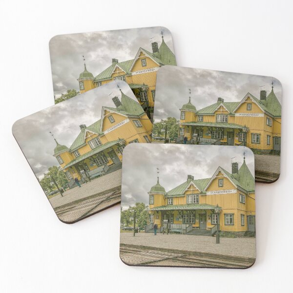 Item preview, Railway Station at Mariefred - Sweden designed and sold by TonyCrehan.