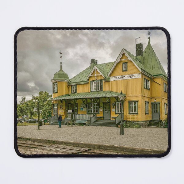 Item preview, Railway Station at Mariefred - Sweden designed and sold by TonyCrehan.