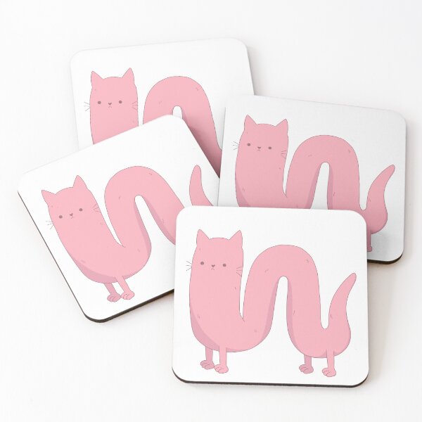 Item preview, pink long cat designed and sold by RexieLovelis.