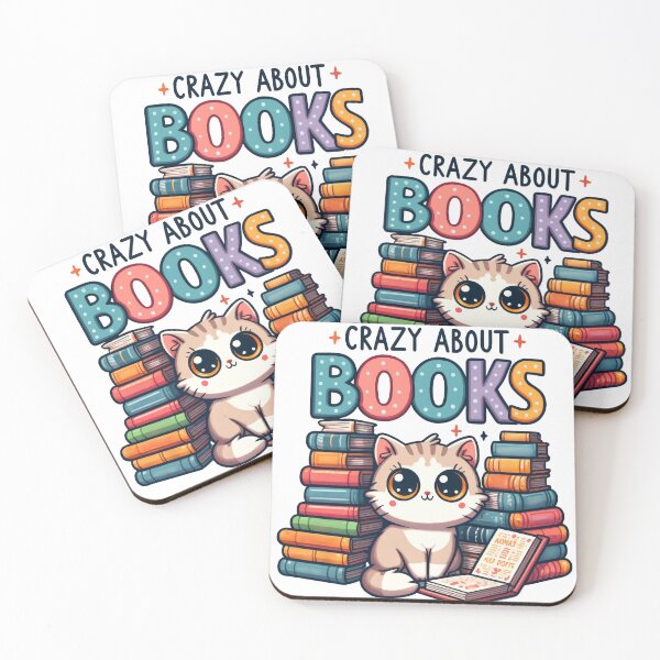 Item preview, Crazy about books designed and sold by amorprint.