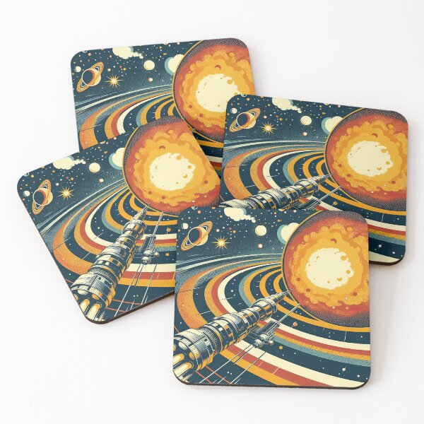 Item preview, Spaceship Pop Art Style designed and sold by artofuniverse.
