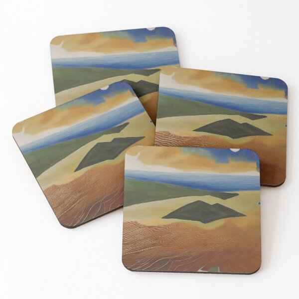 Item preview, “Serenity Sands: Abstract Coastal Landscape” designed and sold by EidansEmpire.