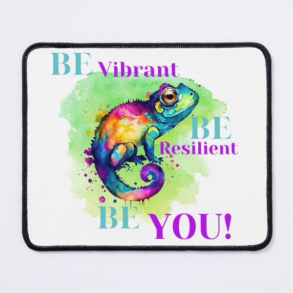 Item preview, Vibrant Chameleon: Be You Inspirational Art designed and sold by TOA Timeless Original Apparel.