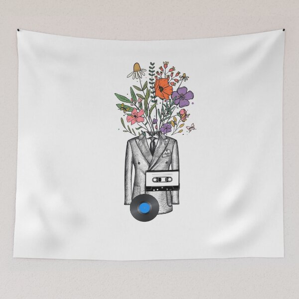 Item preview, Vintage Radio For Music Lovers Vintage Botanical designed and sold by MarcelooArt.