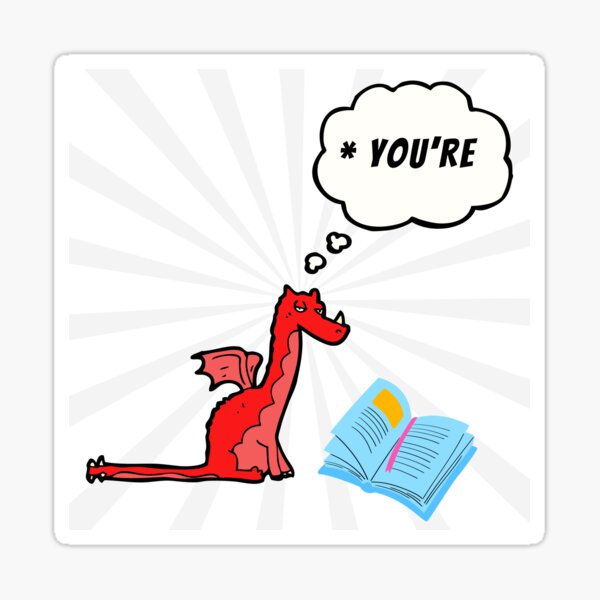 Grammar Dragon Sticker